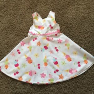 Vintage Gymboree Rainbow Sherbert swing dress Size Medium-4